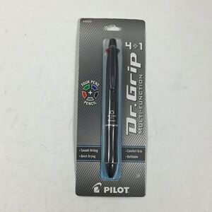 New Pilot Dr. Grip 4 + 1 Multi-Function Refillable Retractable Pen Pencil Sealed